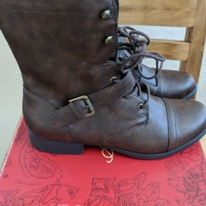 Boots - New - Farahh Combat Booties